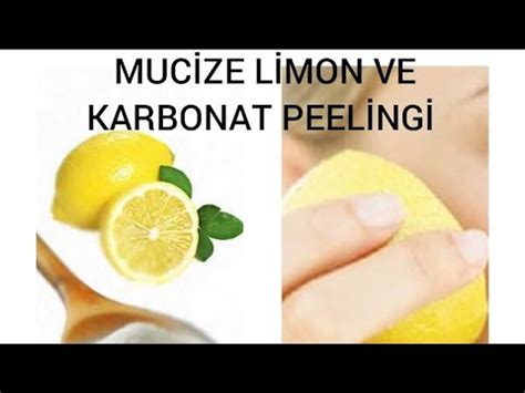 limon ve tuz peelingi